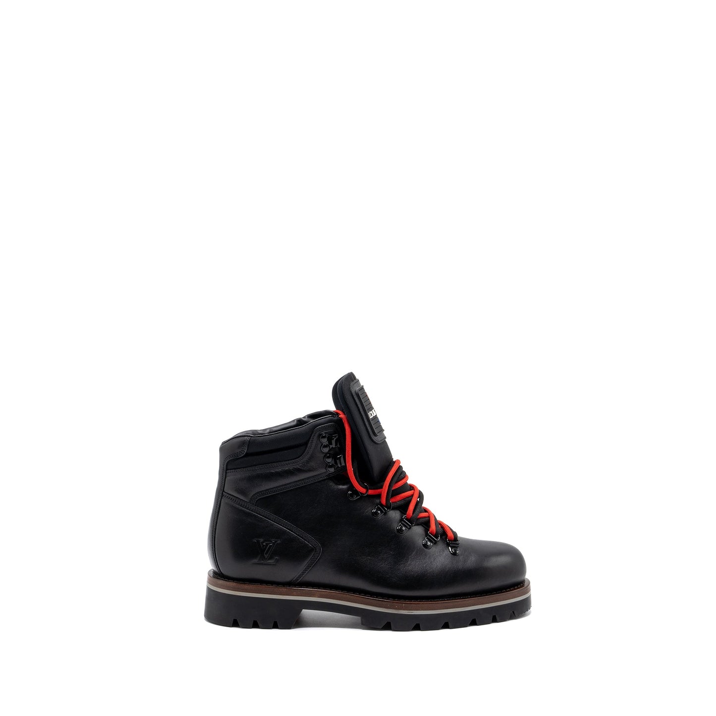 Louis Vuitton Size 8 Menâs Boots Leather Black/ Multicolour