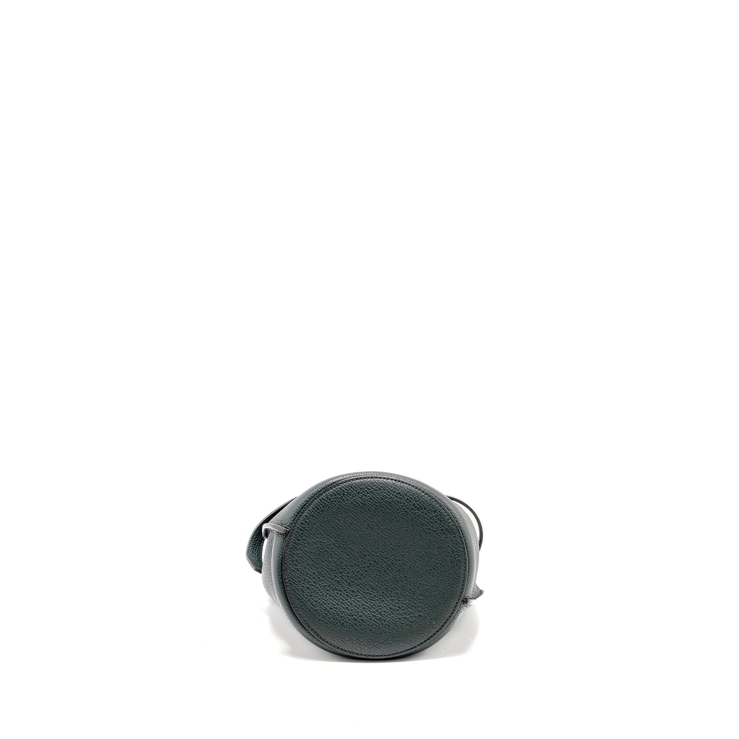 Celine Nano Bucket Big Purse Grained Calfskin Dark Green