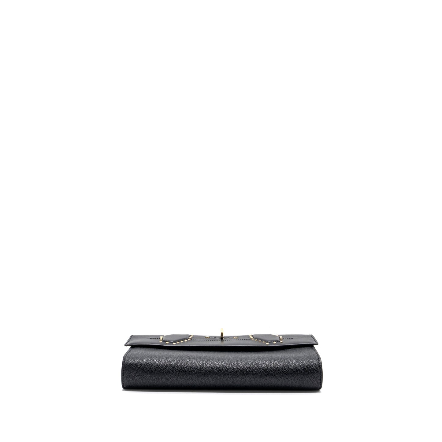 Louis Vuitton Flap Mini Purse Calfskin Black