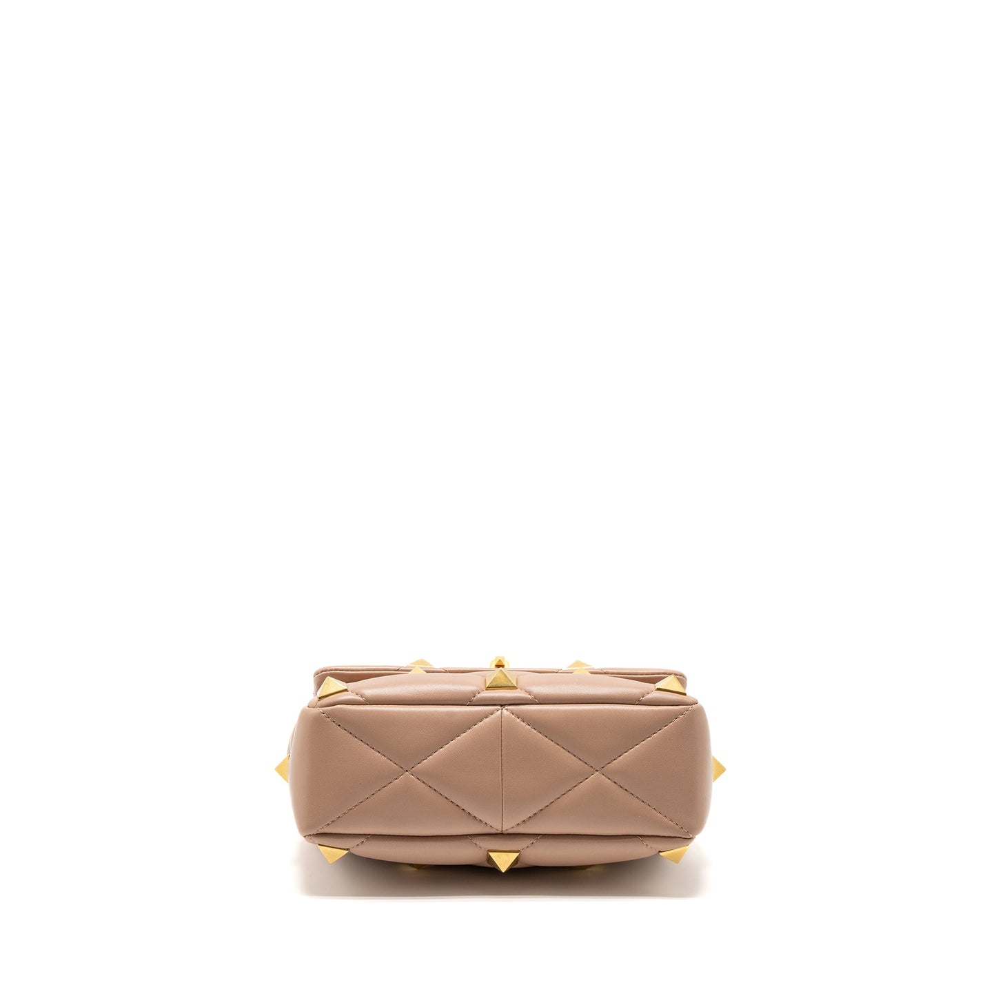 Valentino Medium Roman Stud Mini Purse Nappa Poudre