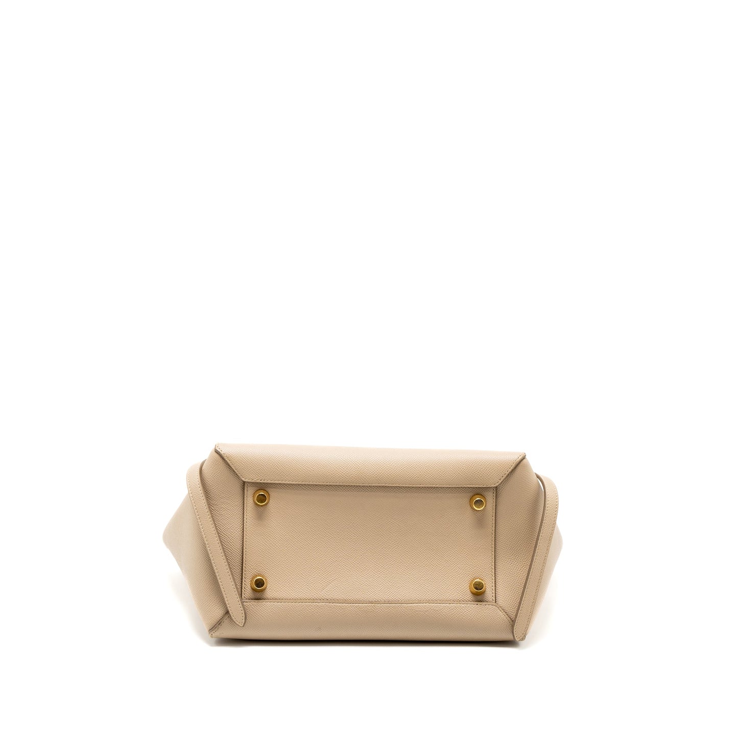 Celine Mini Belt Purse Grained Calfskin Light Beige