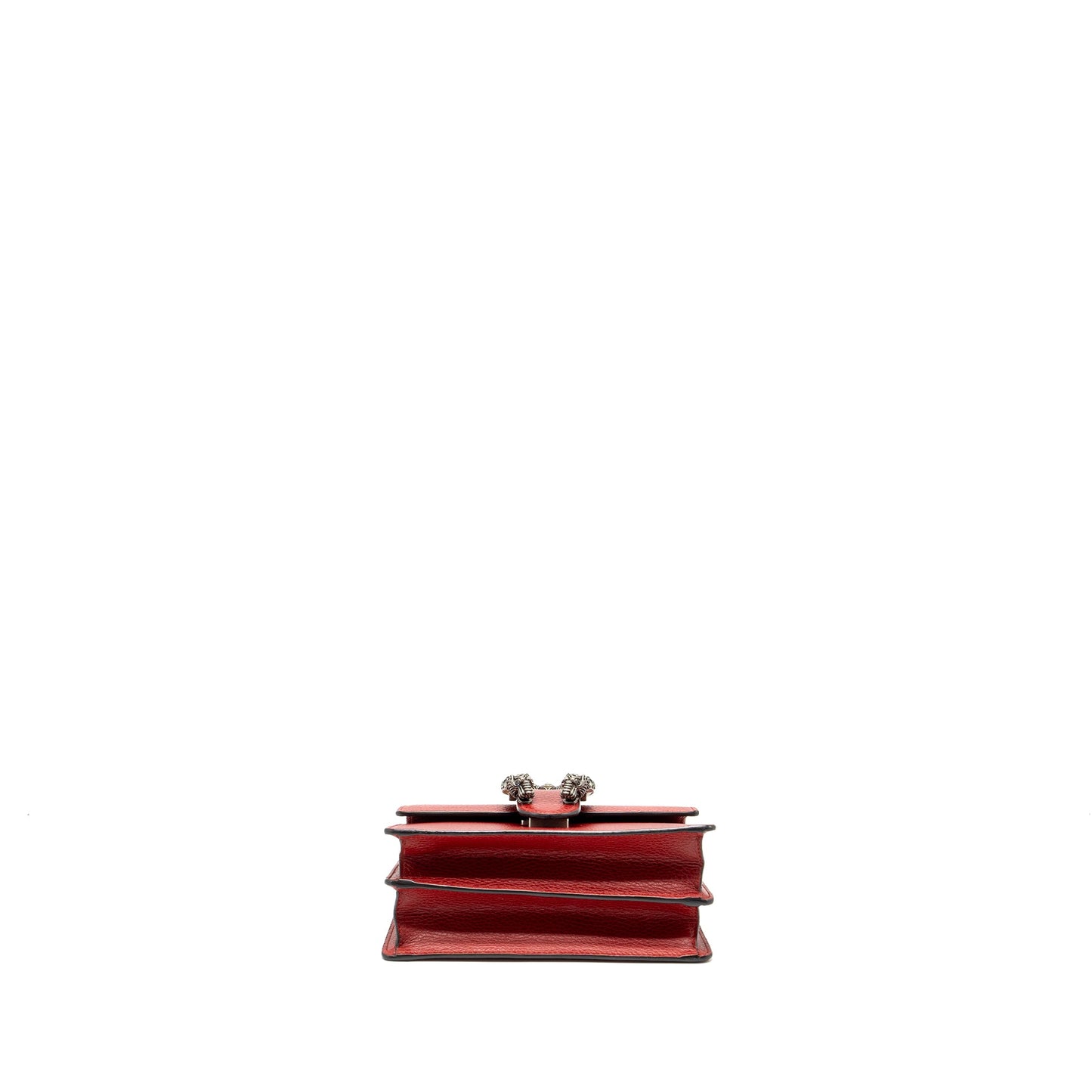 Gucci Dionysus Small Bamboo Handle Purse Calfskin Red