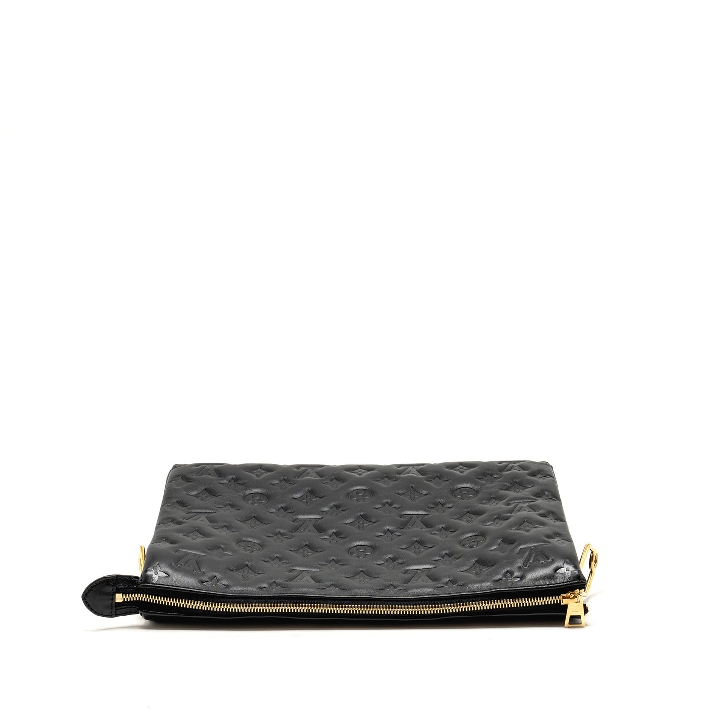Louis Vuitton Coussin Monogram-embossed Puffy Lambskin Black