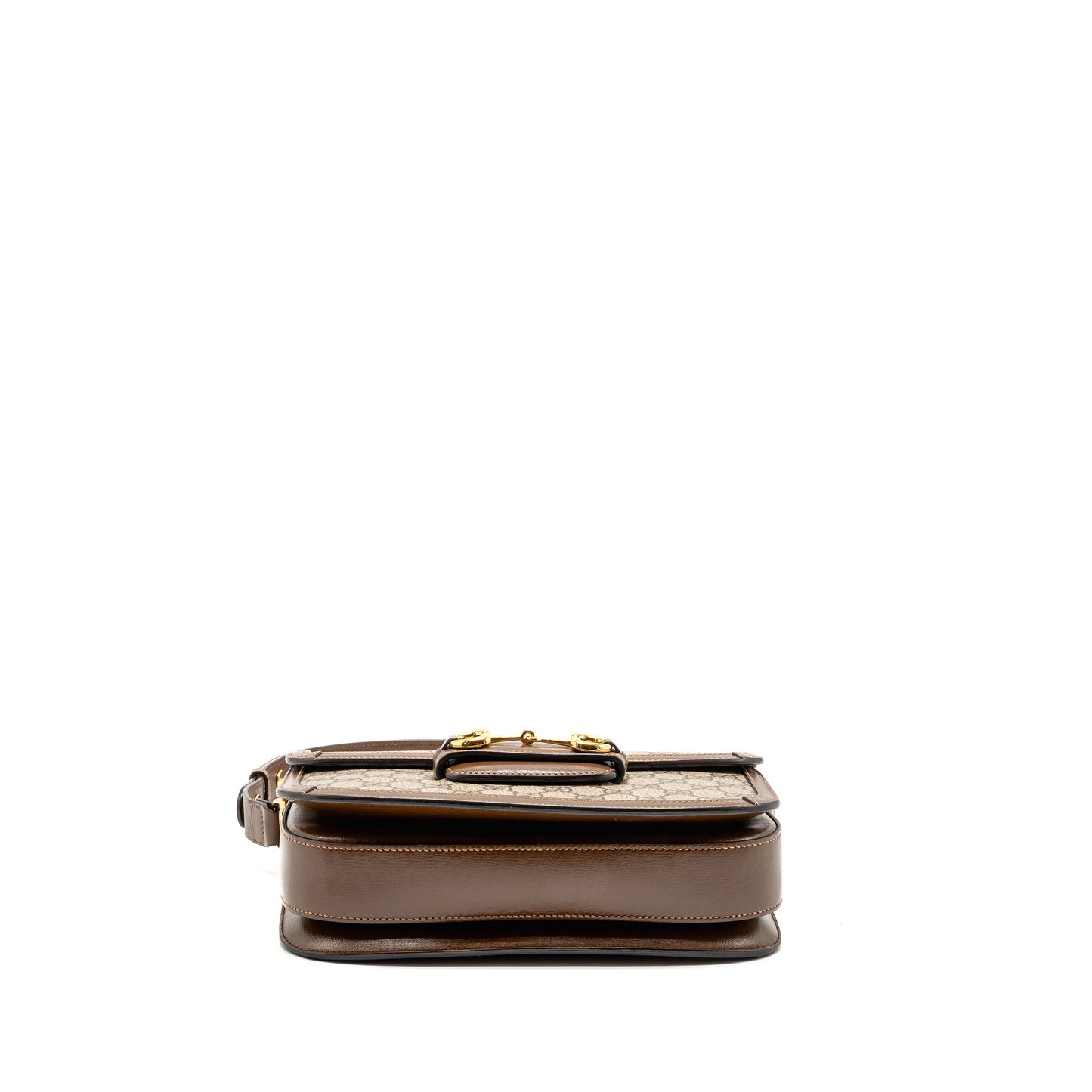 Gucci Horsebit 1955 Mini Purse Supreme Canvas/Leather Beige/Brown