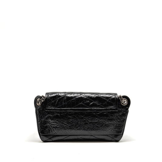 Saint Laurent niki body calfskin black