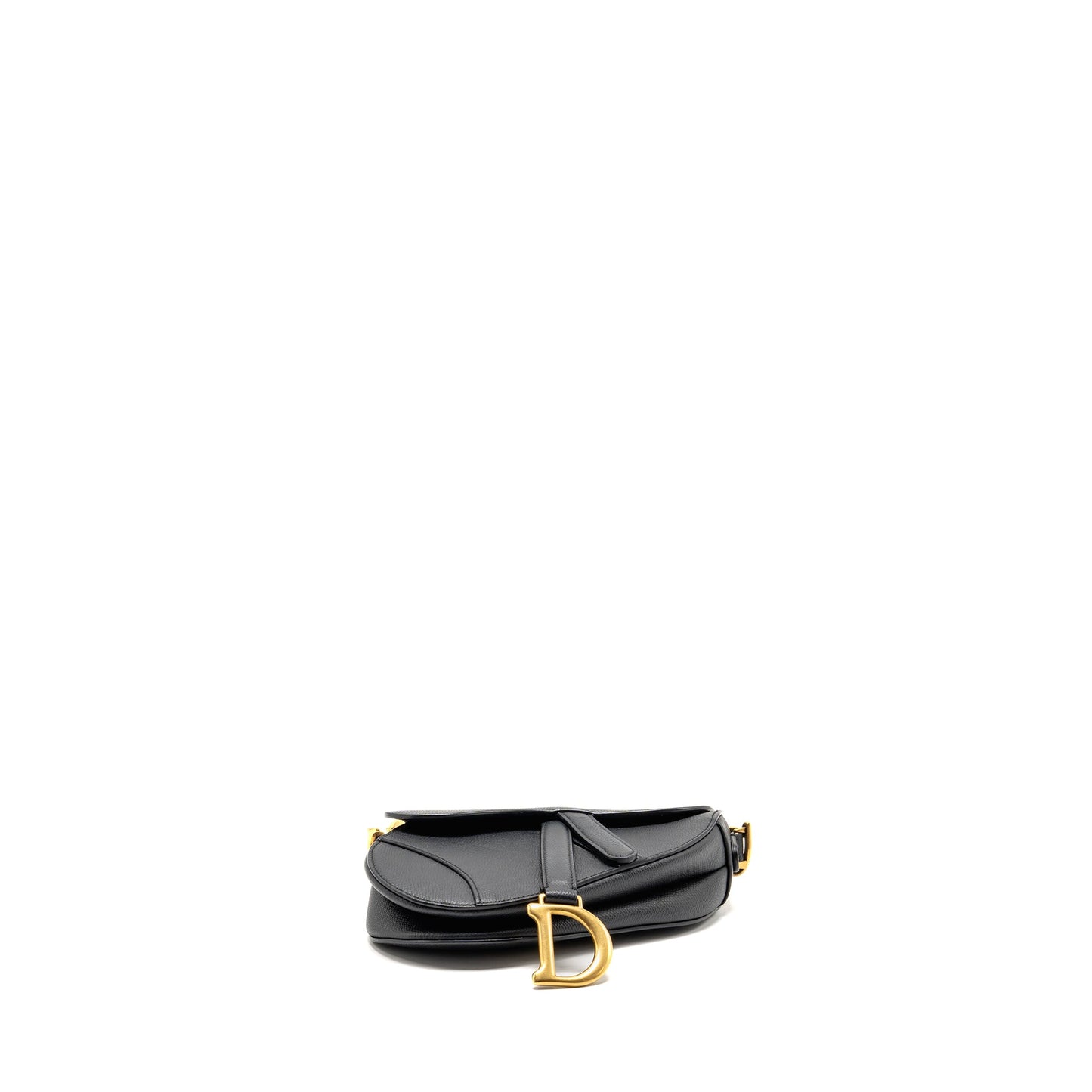 Dior Mini Saddle grained Calfskin black