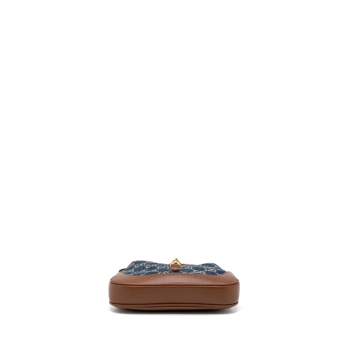 Gucci Mini 1961 Jackie Purse Denim Blue/Brown