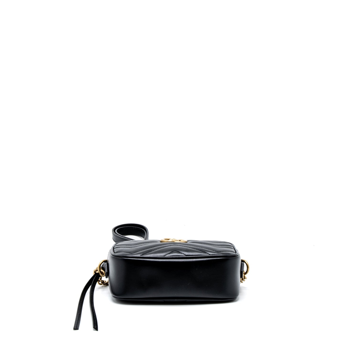 Gucci Marmont Matelasse Mini Purse Calfskin Black