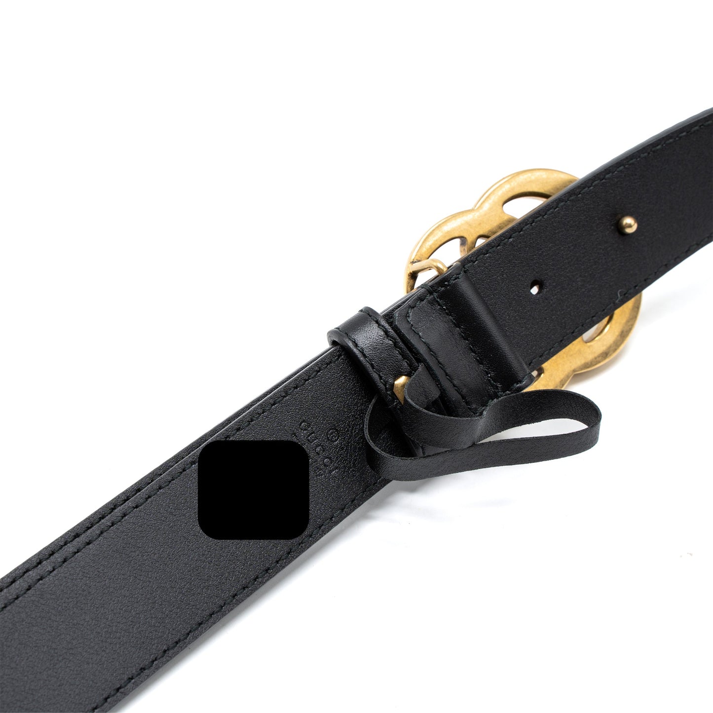 Gucci Size 85 Marmont Leather Belt Black