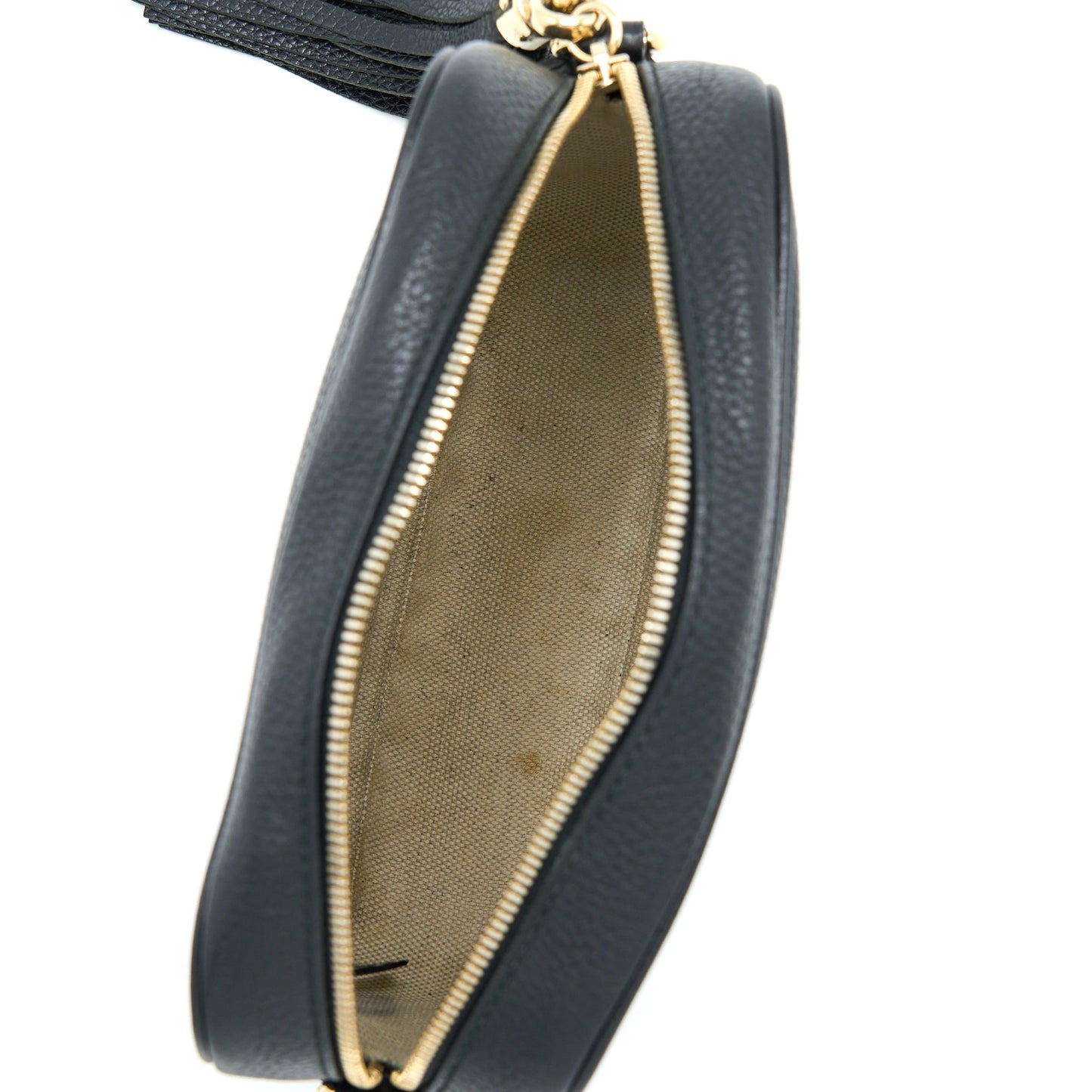 Gucci Soho Disco Camera Purse Calfskin Black