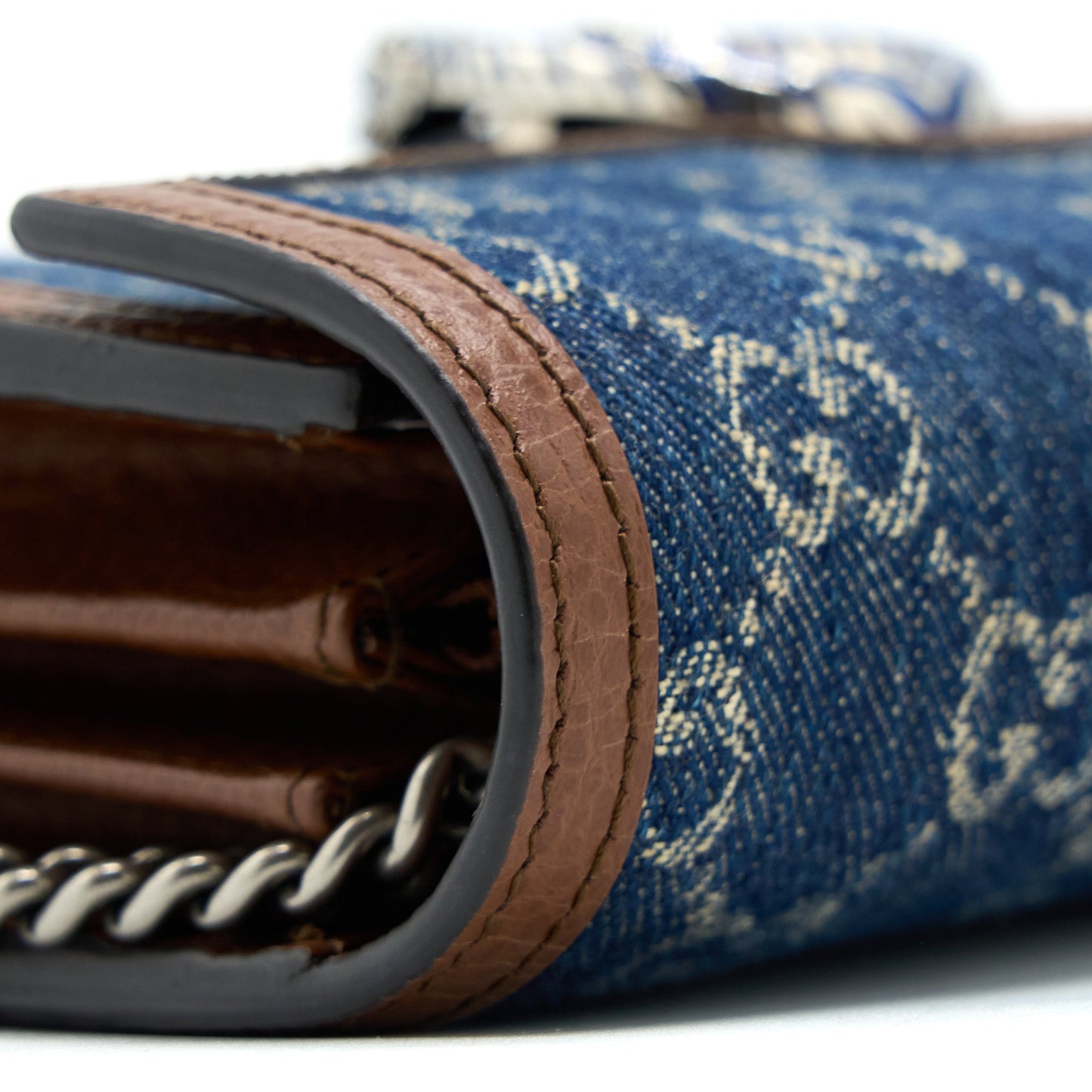 Gucci Dionysus Wallet on Chain Supreme Denim/Leather Multicoloured Hardware