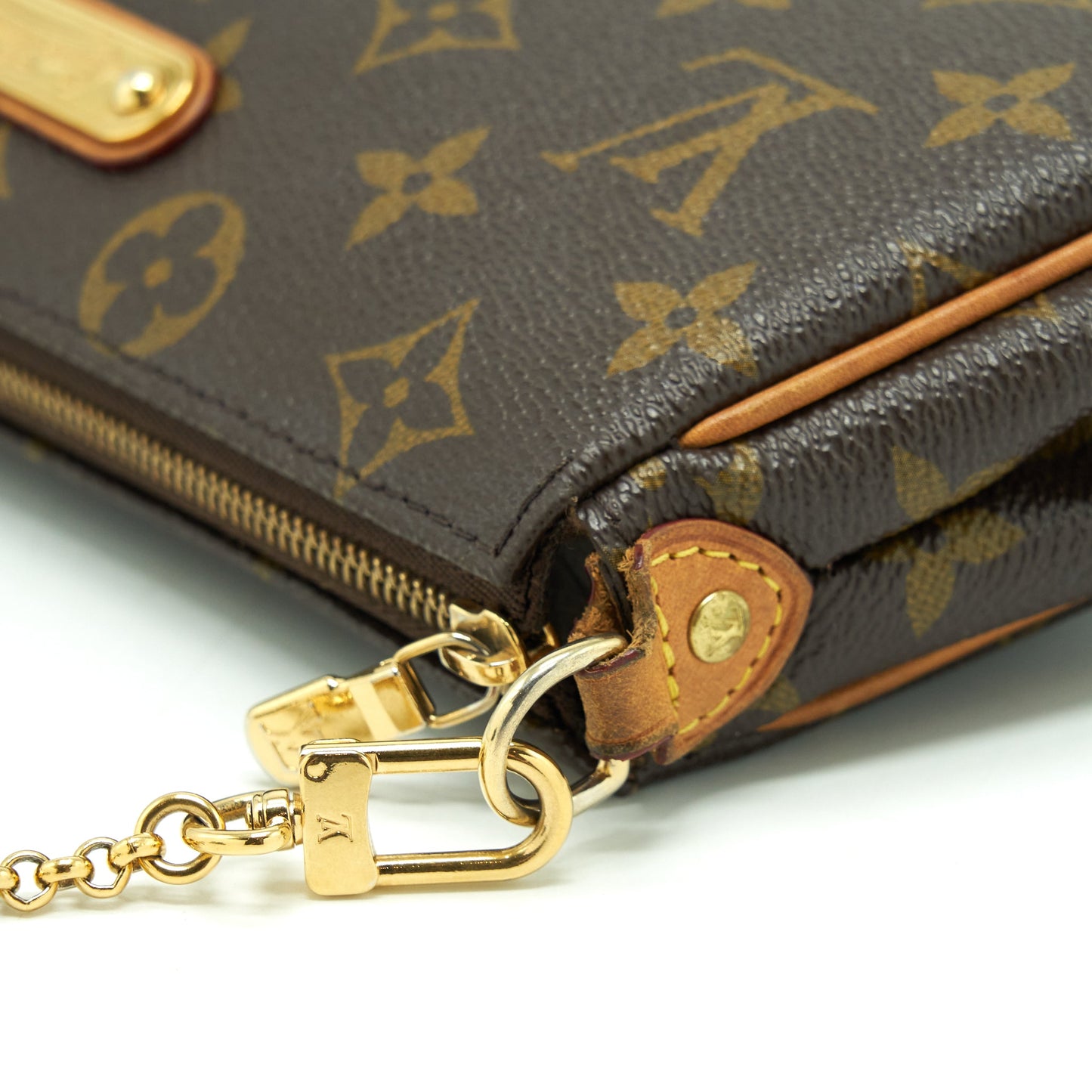 Louis Vuitton Eva Pochette Purse Monogram Canvas