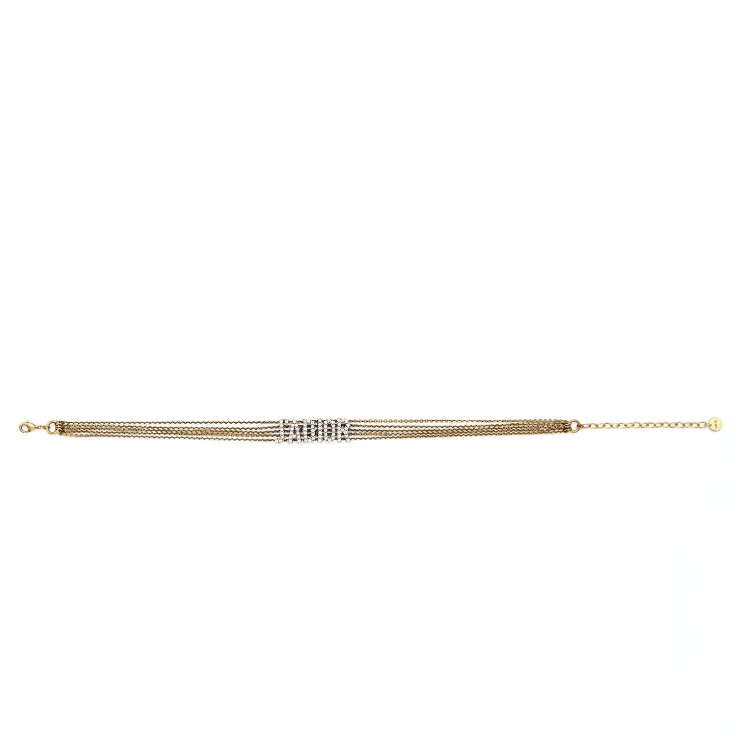 Dior Jâadior Choker Antique Gold-Finish Metal