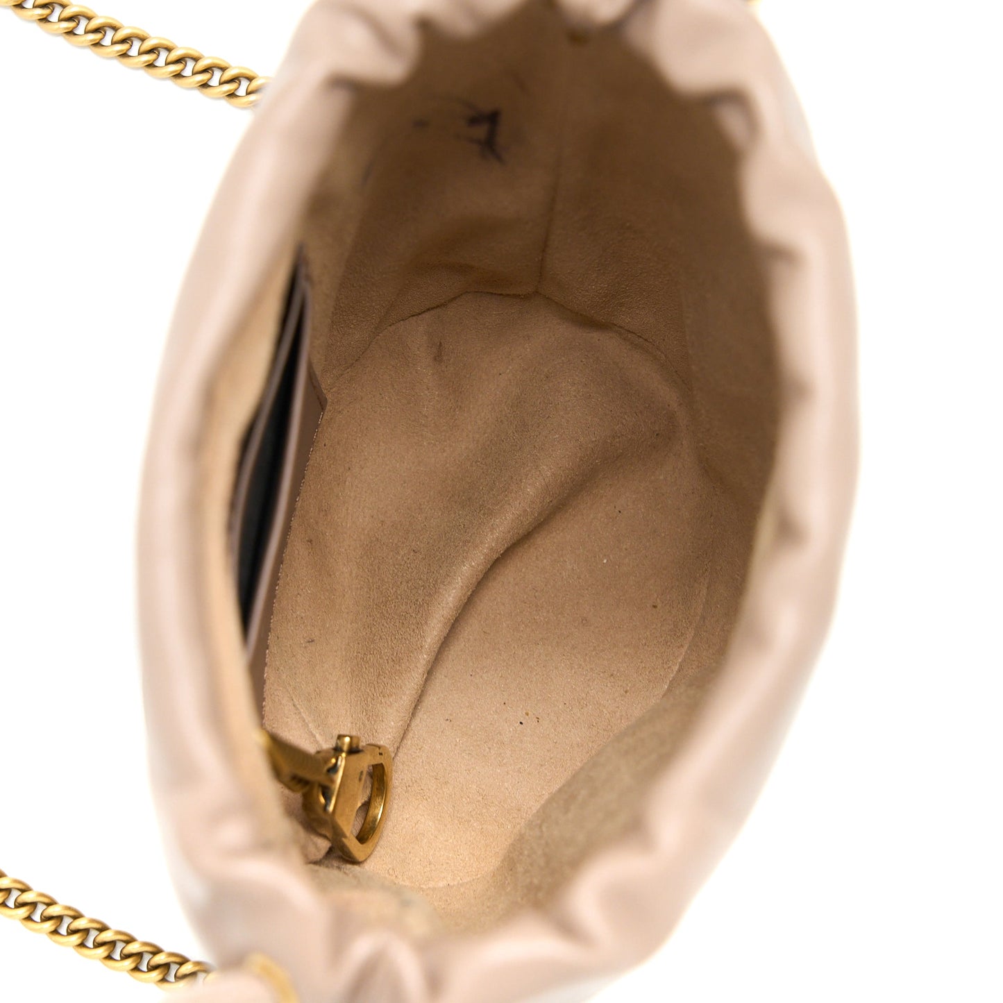 Gucci Marmont Mini Bucket Dark Beige