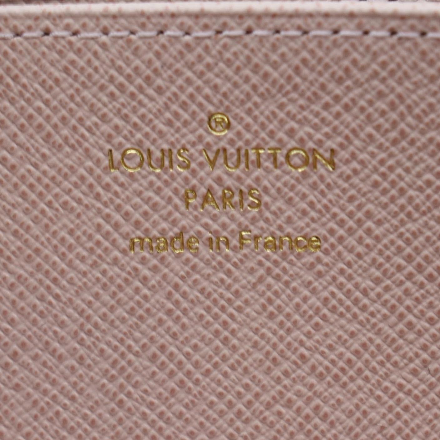 LOUIS VUITTON Monogram Canvas Zippy Wallet Brown