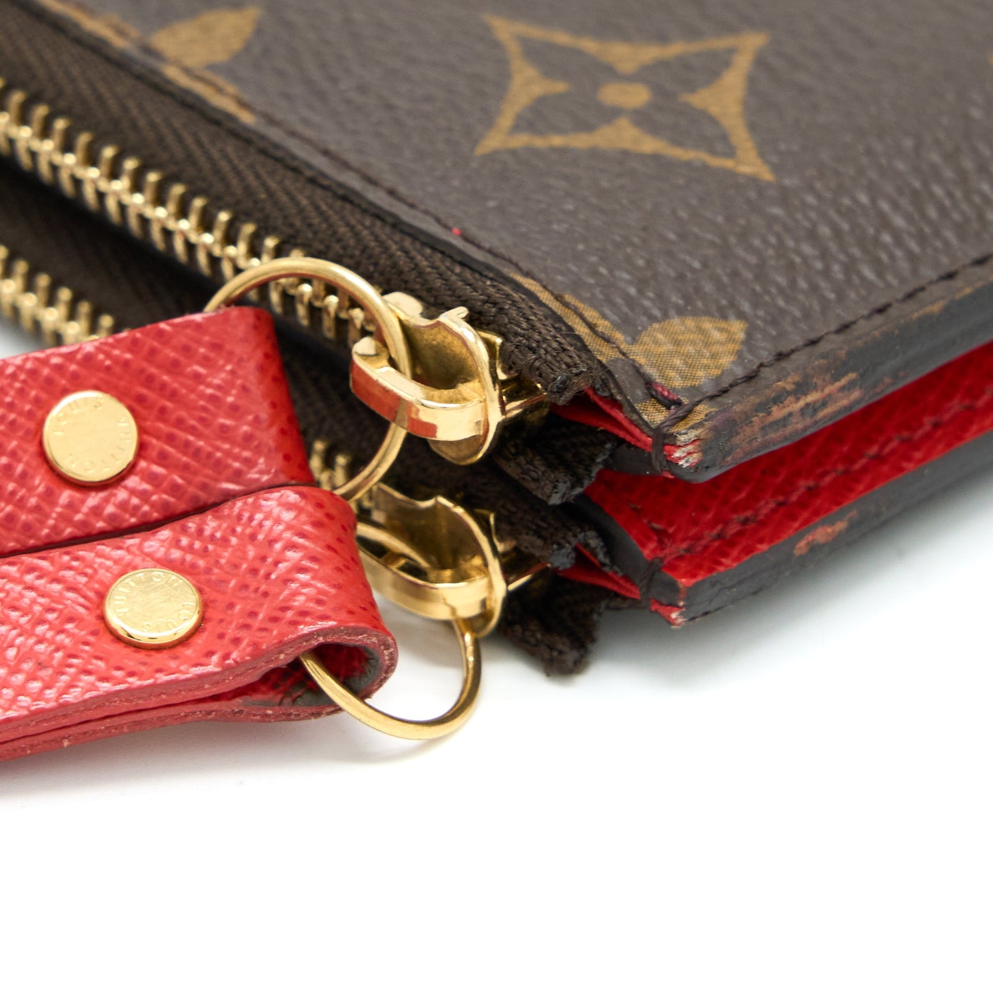 Louis Vuitton Double Zipper Wallet Monogram Canvas
