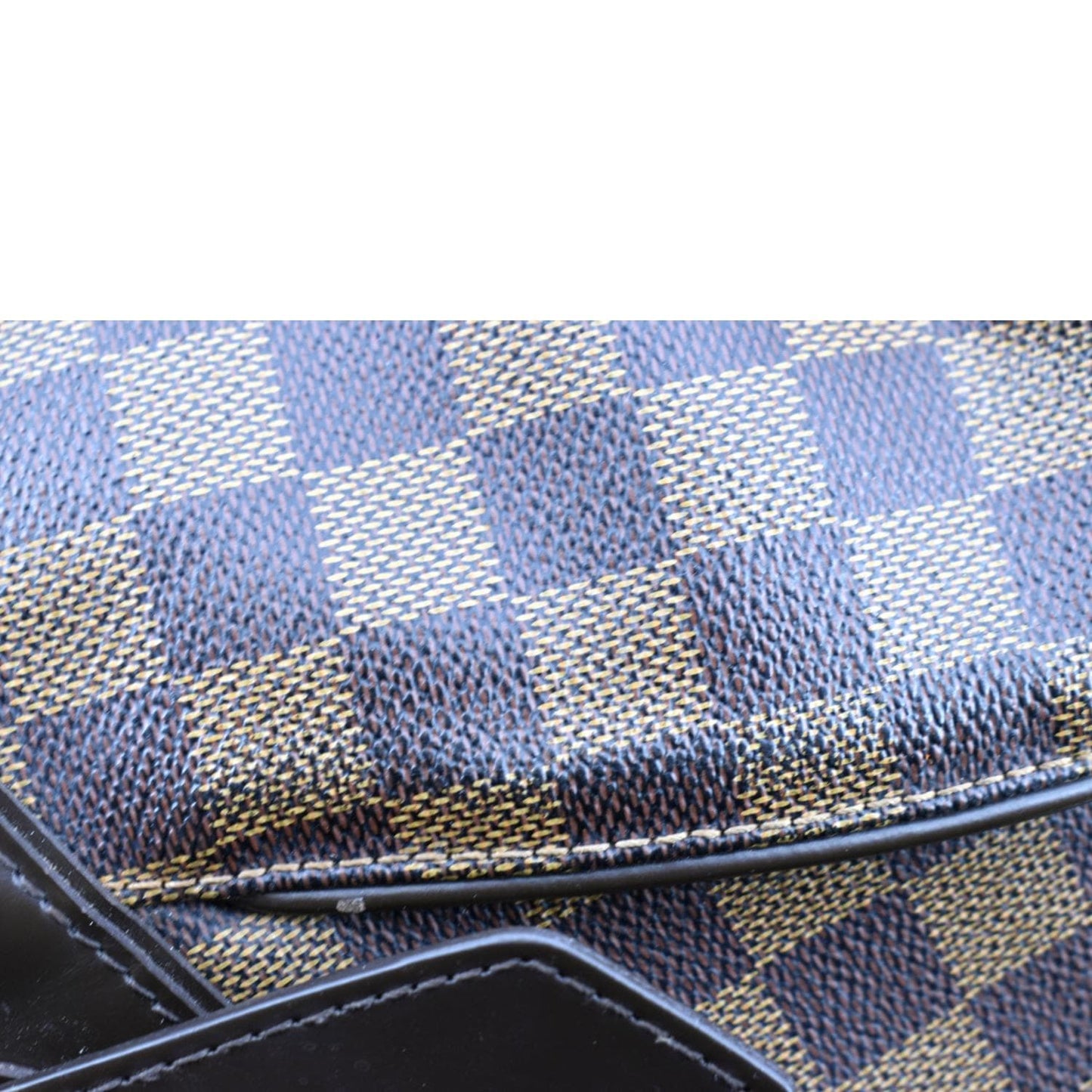 LOUIS VUITTON Sistina GM Damier Ebene Shoulder Bag Brown