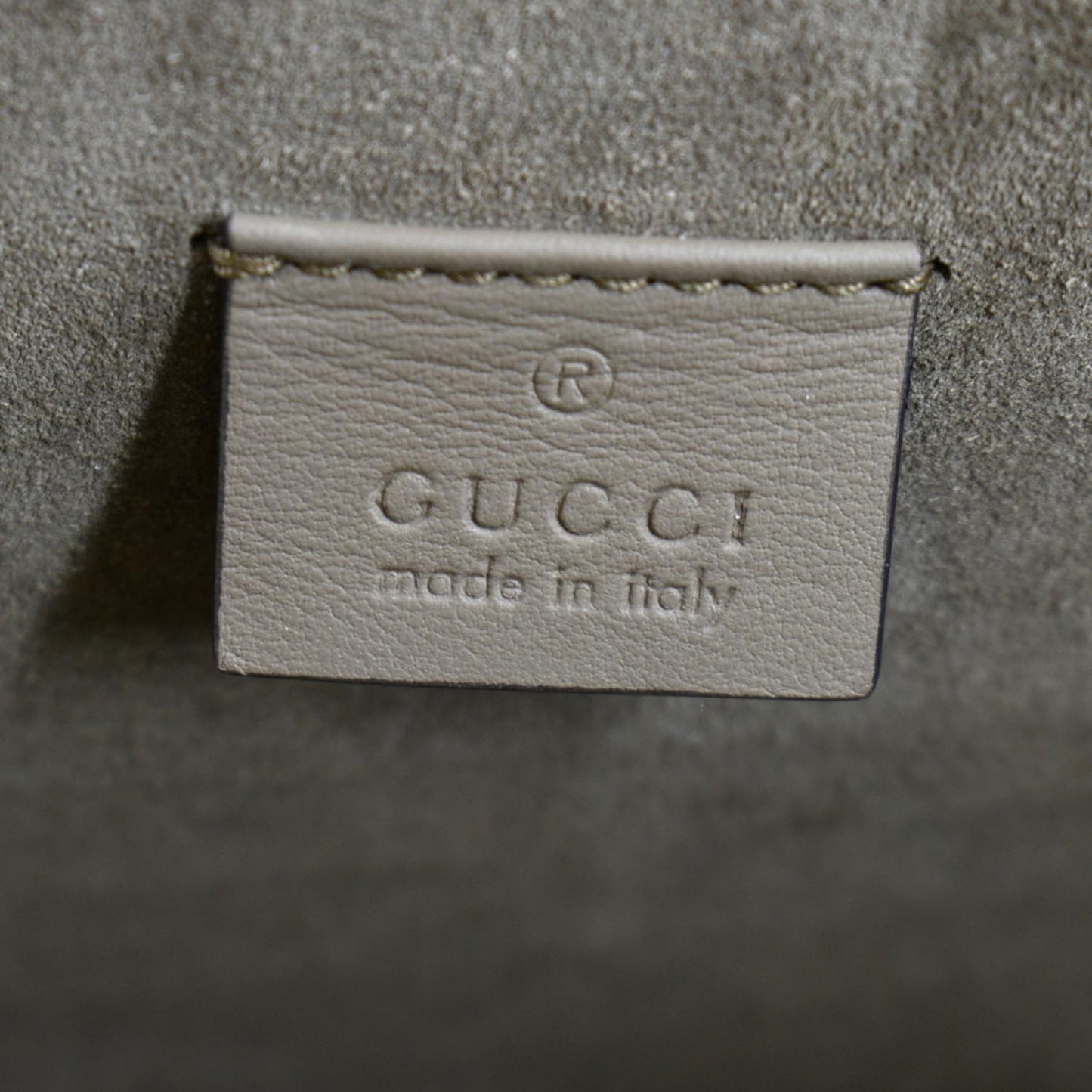 GUCCI Dionysus Small Size GG Canvas Shoulder Bag Beige 400249