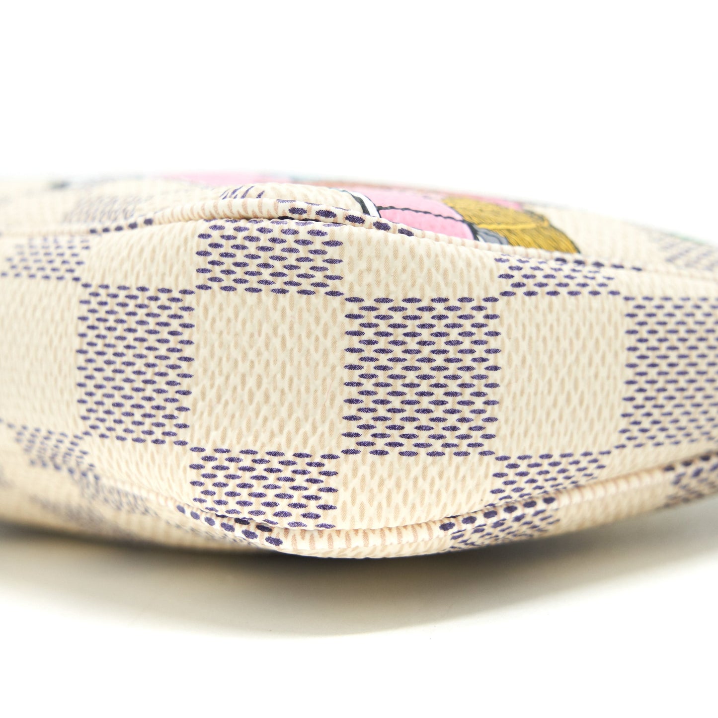 Louis Vuitton Christmas Limited Mini Pochette accessories damier Azur Canvas