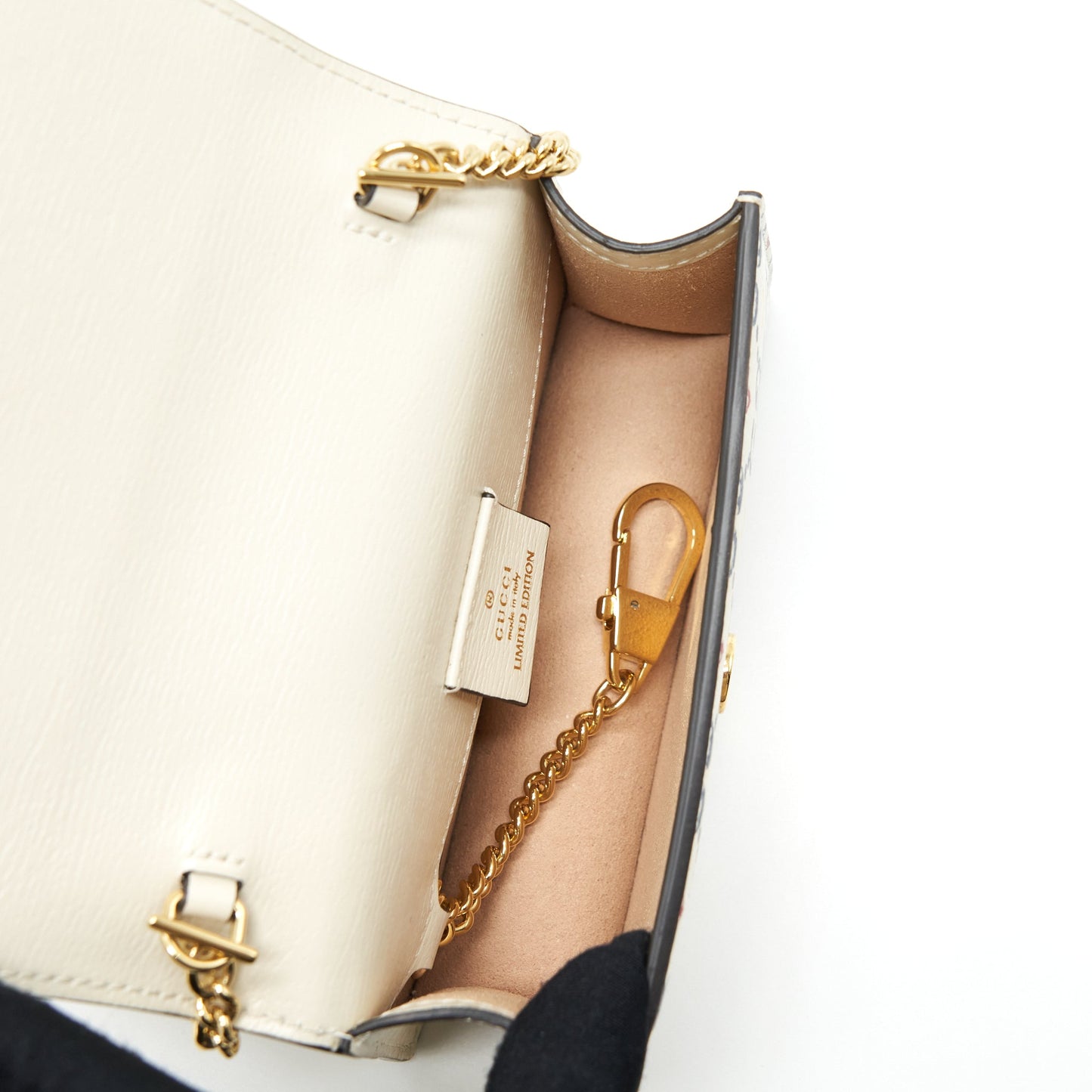 Gucci Mini Sylvie Crossbody Purse White/Multicolour