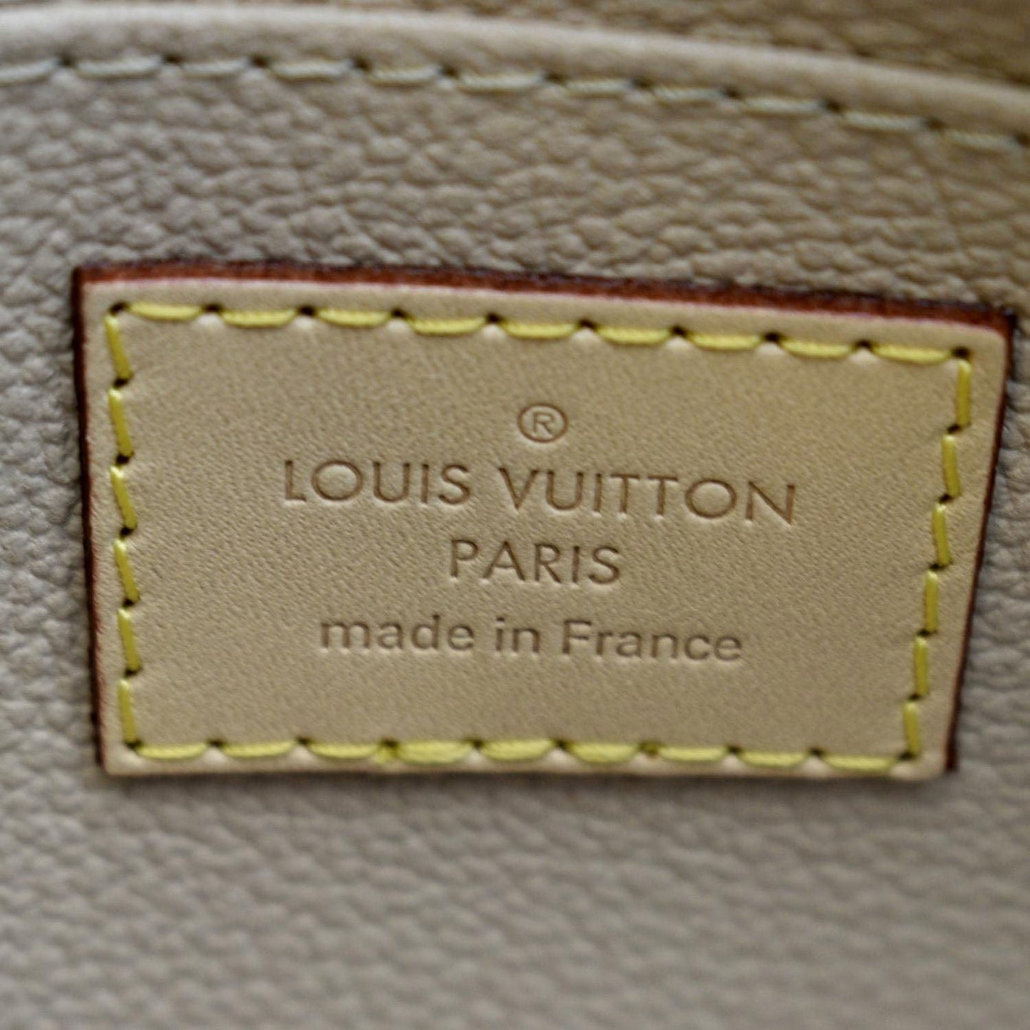 LOUIS VUITTON PM Monogram Canvas Cosmetic Pouch Brown