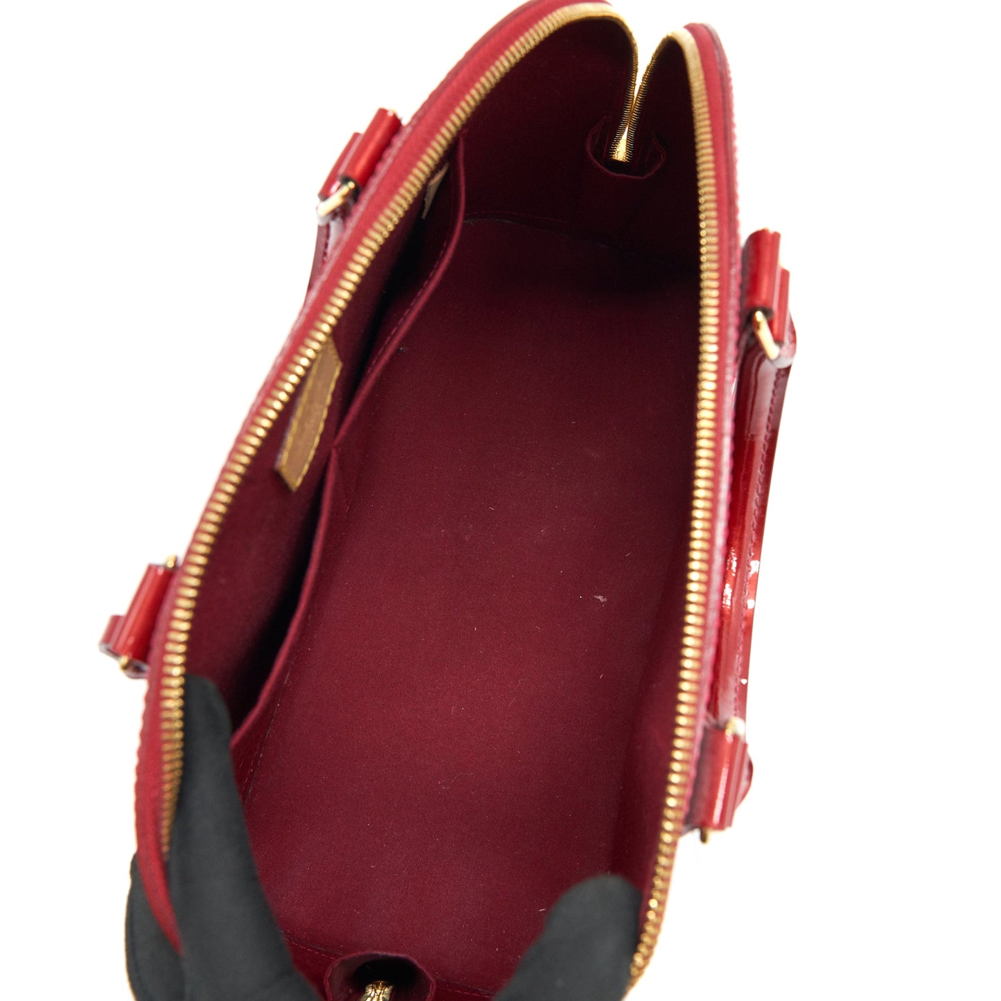 Louis Vuitton Alma Patent leather Red