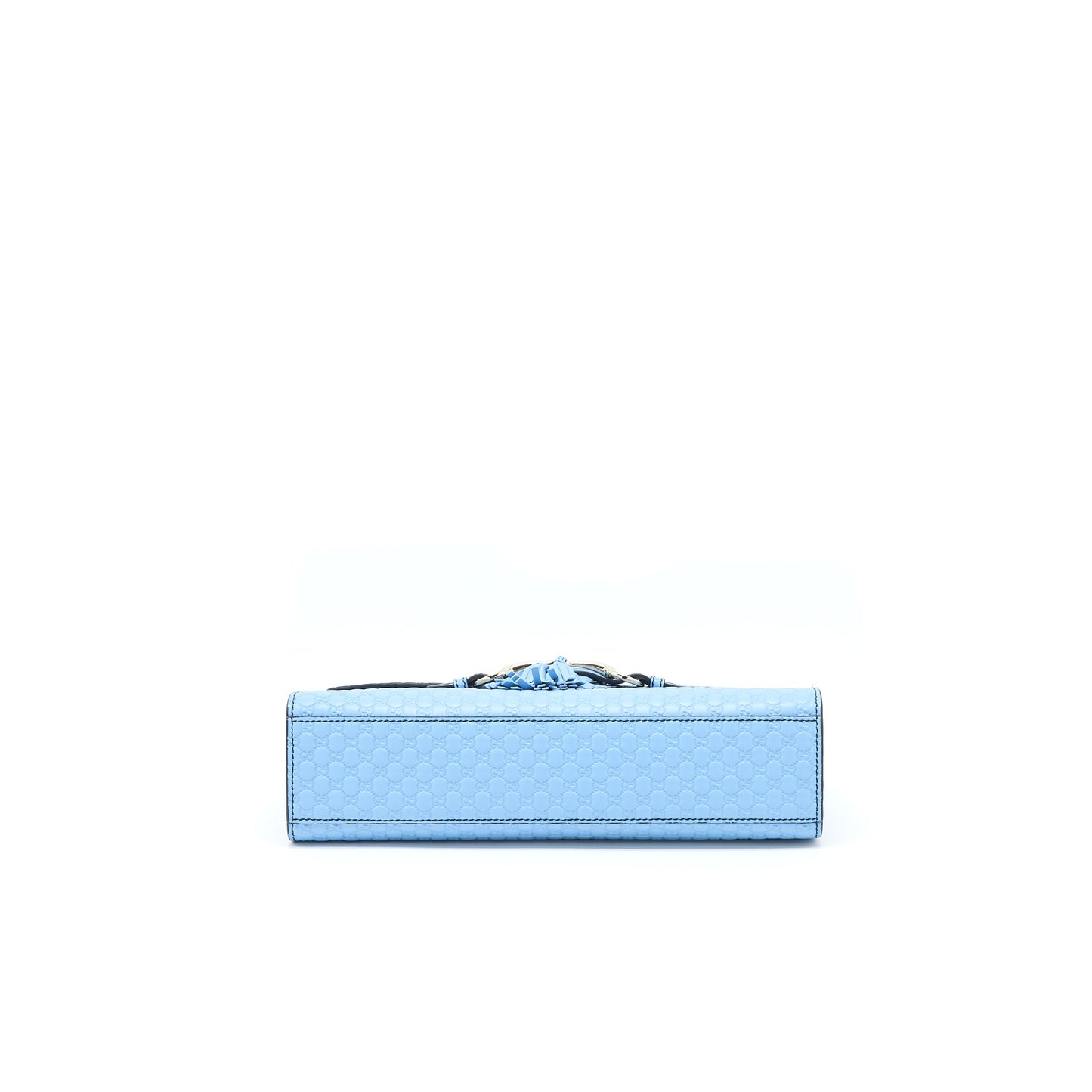 Gucci Emily Chain Mini Purse Calfskin Light Blue