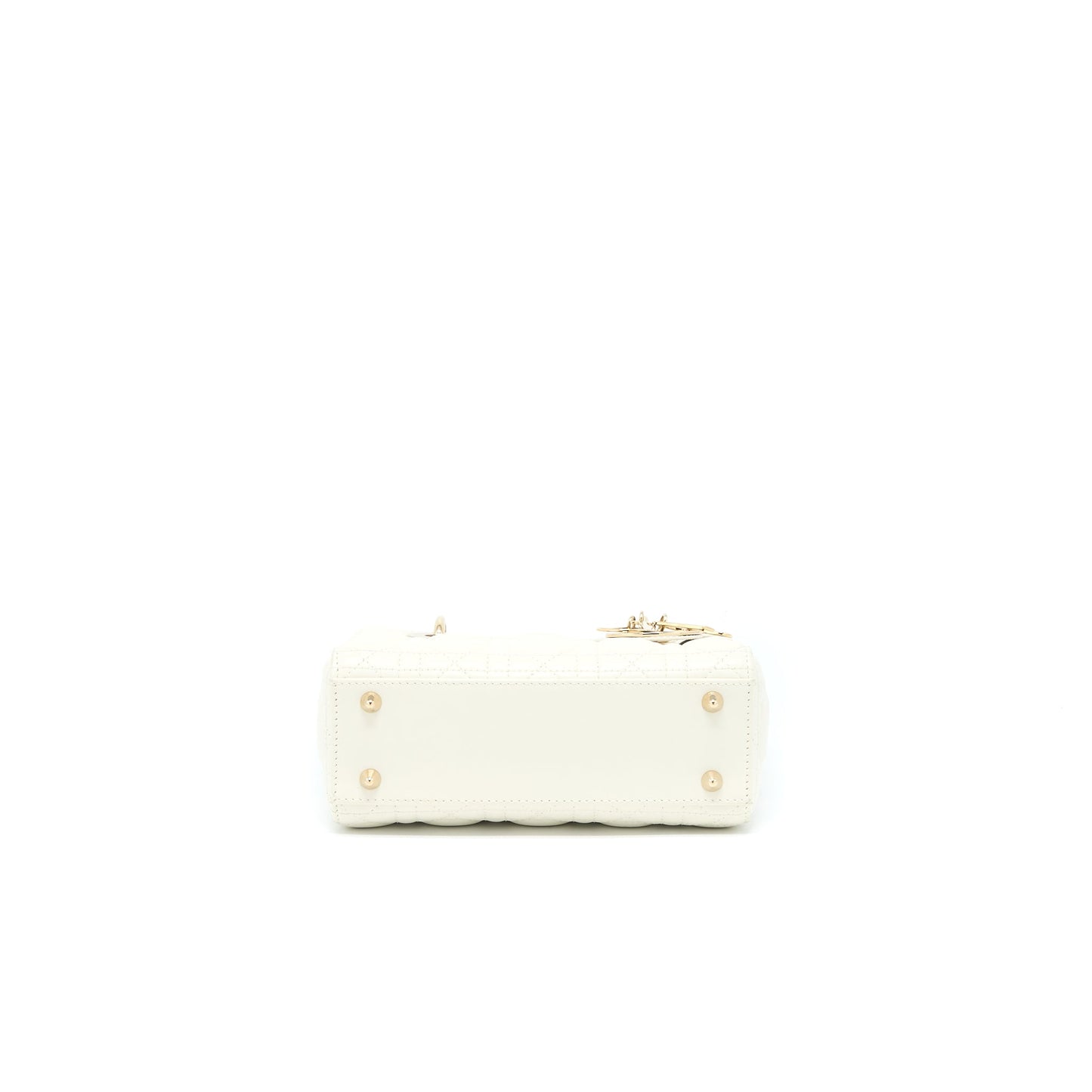 Dior Small Lady Dior Lambskin White