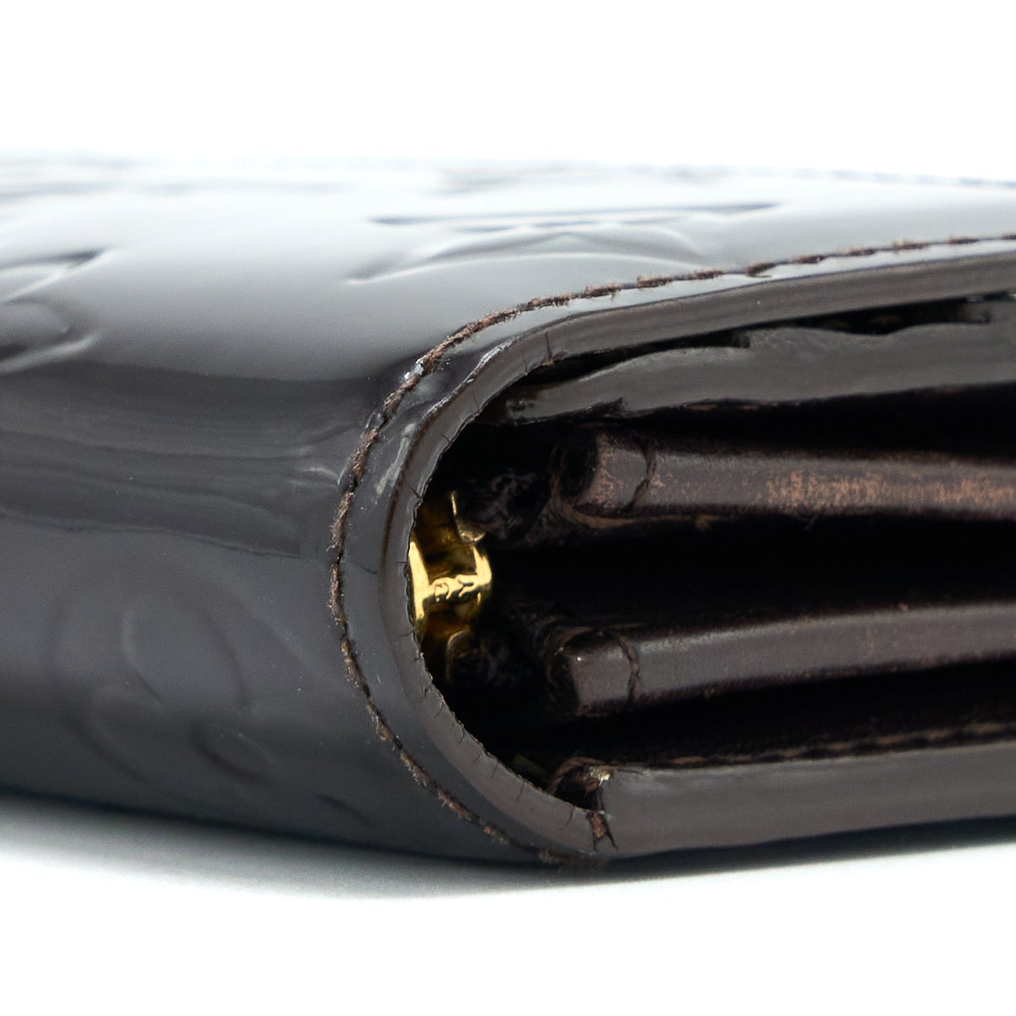 Louis Vuitton Sarah Long Wallet Vernis Amarante