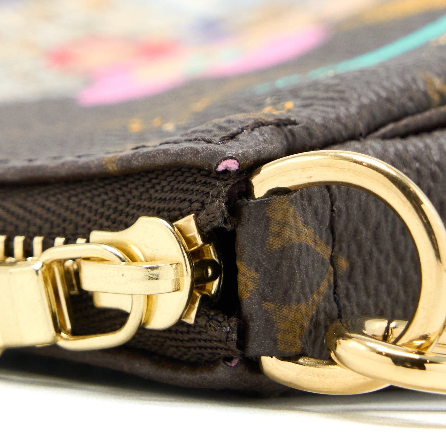Louis Vuitton Mini Pochette Accessories Monogram Canvas/Pink