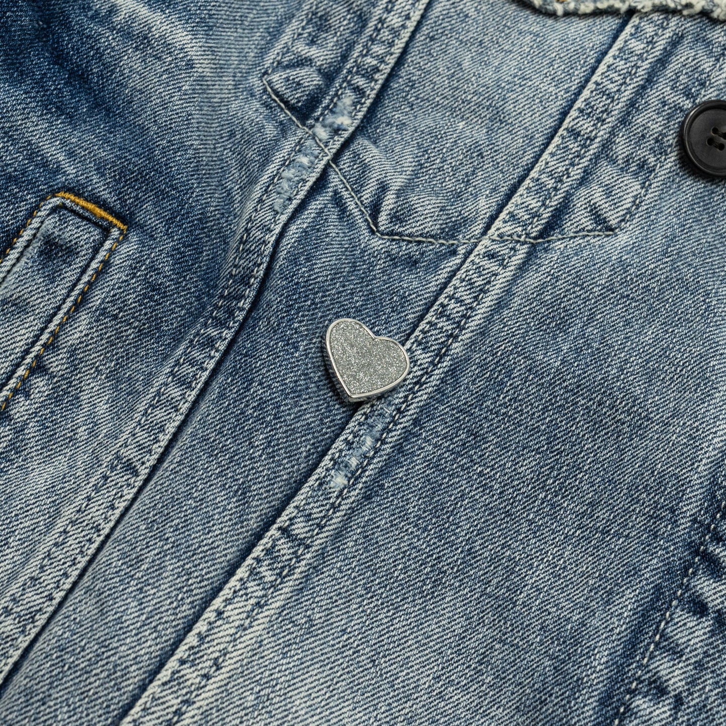 Balenciaga size 38 denim jacket blue