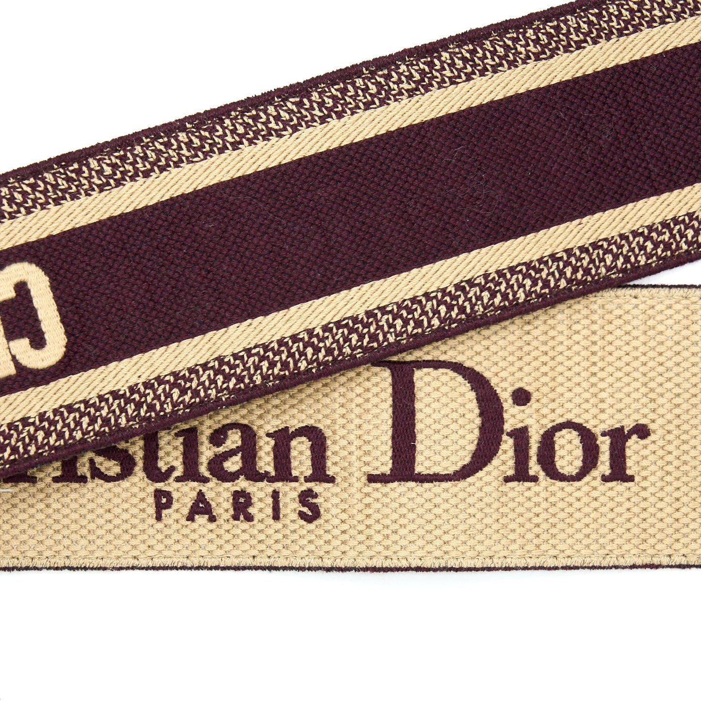 Dior Shoulder Strap Burgundy/Multicolour