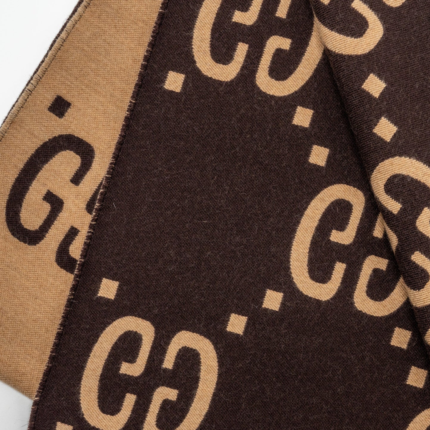 Gucci Wool/Silk Jacquard Scarf