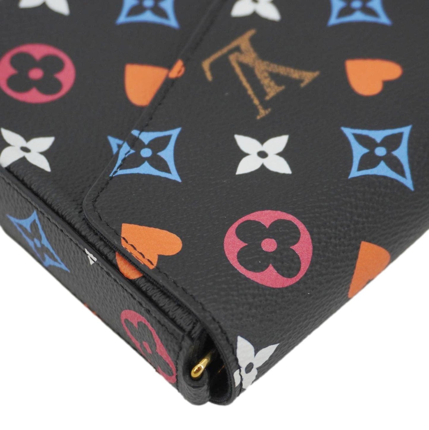 LOUIS VUITTON Pochette Felicie Game On Canvas Crossbody Bag Multicolor