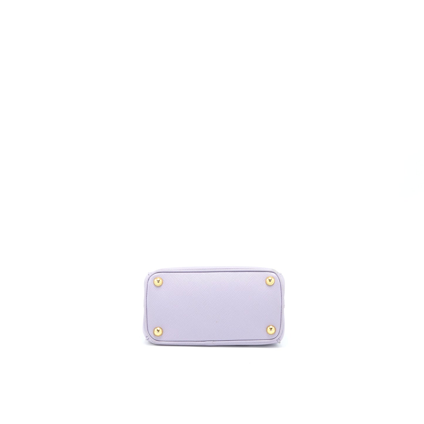 Prada Galleria Saffiano Mini Purse Leather Light Purple