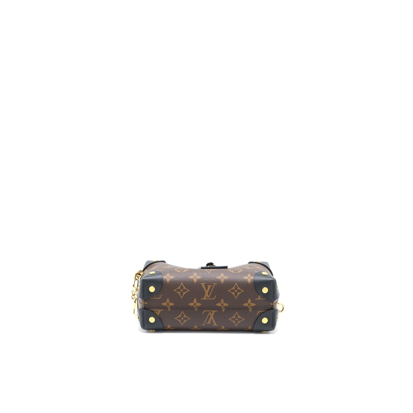 Louis Vuitton Petite Malle Souple Purse Monogram Canvas/Black