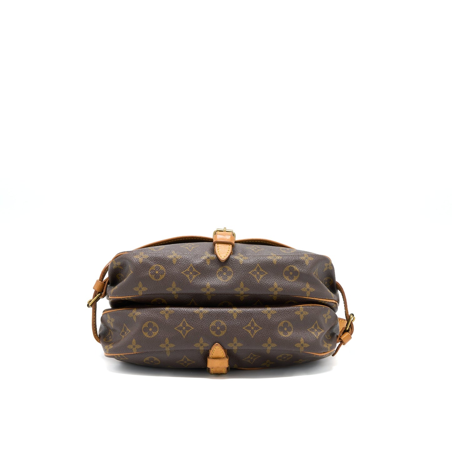 Louis Vuitton Vintage Saumur Cloth Crossbody Purse Monogram Canvas