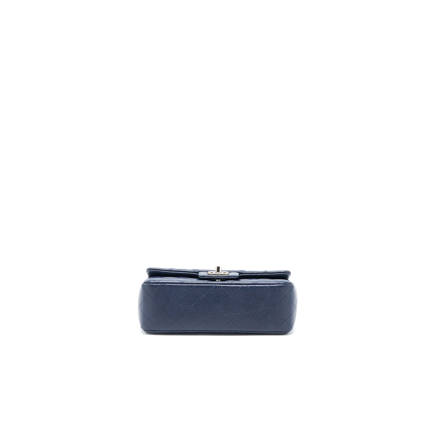 Chanel Classic Mini Rectangular Flap Bag Caviar Navy SHW