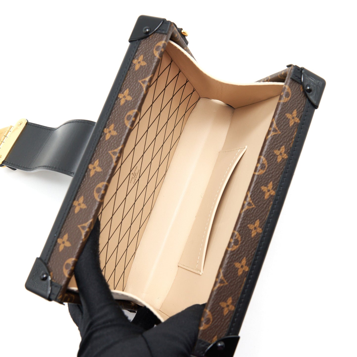 Louis Vuitton Petite Malle Monogram Canvas And Leather
