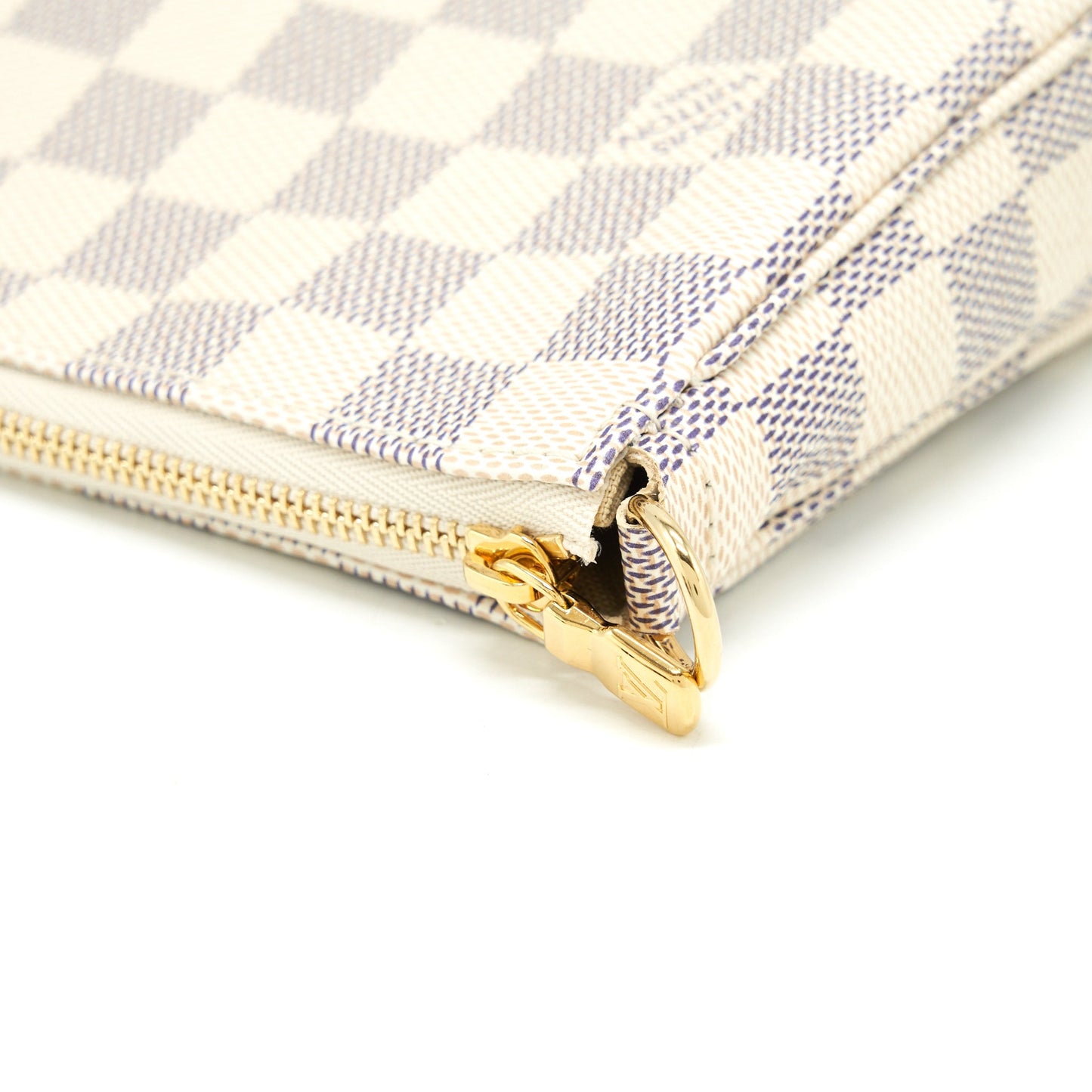 Louis Vuitton Pochette Accessories Damier Azur Canvas
