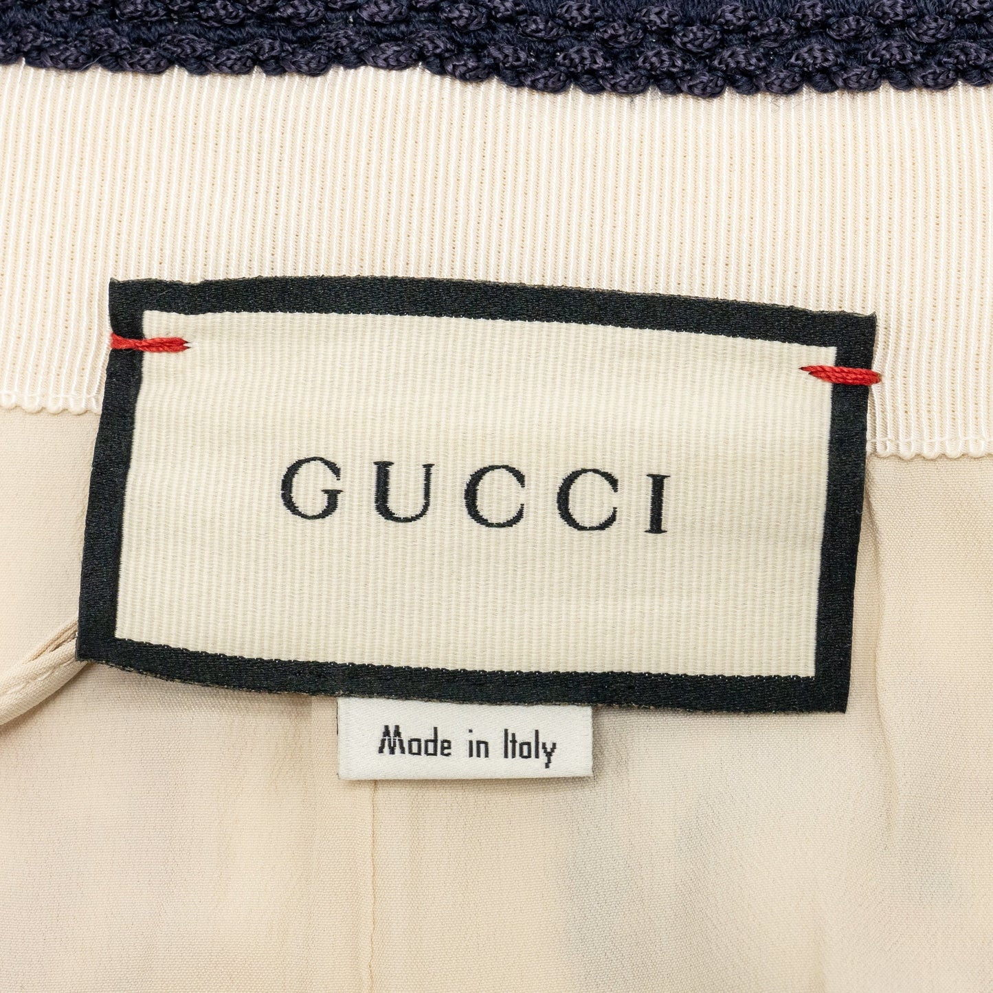 Gucci size 38 logo print tweed multicolour