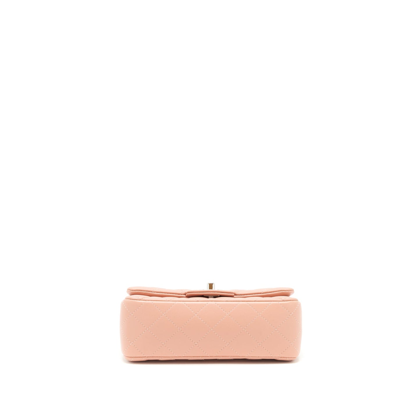 Chanel Mini rectangular Flap bag Lambskin pink SHW