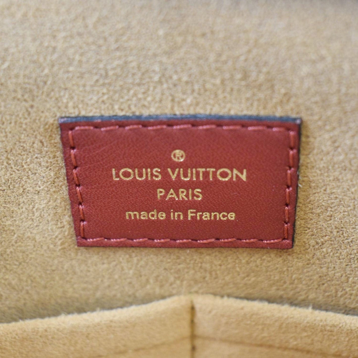LOUIS VUITTON Tuileries Monogram Canvas Tote Shoulder Bag Brown