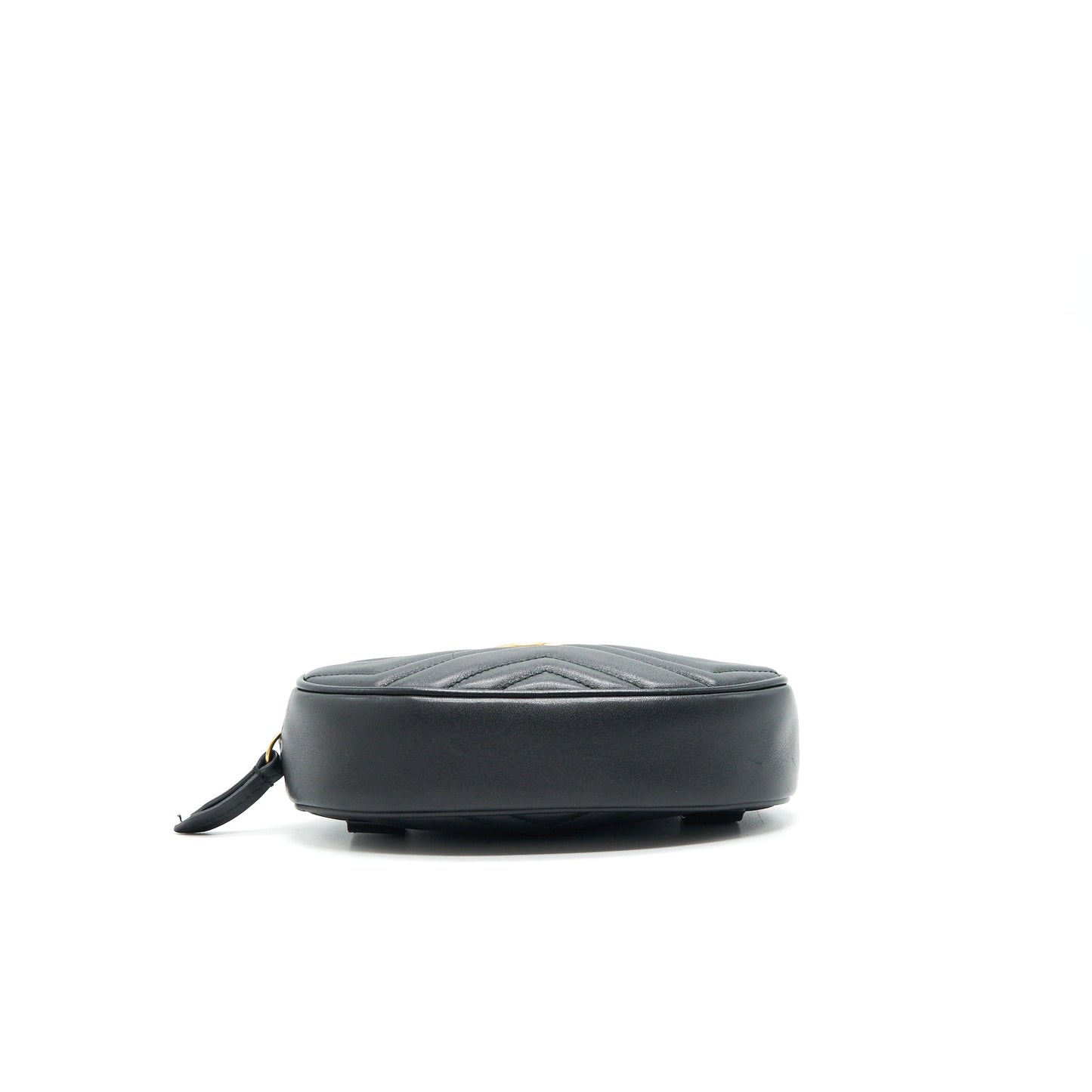 GUCCI MARMONT MATELASSE LEATHER Purse BLACK 75