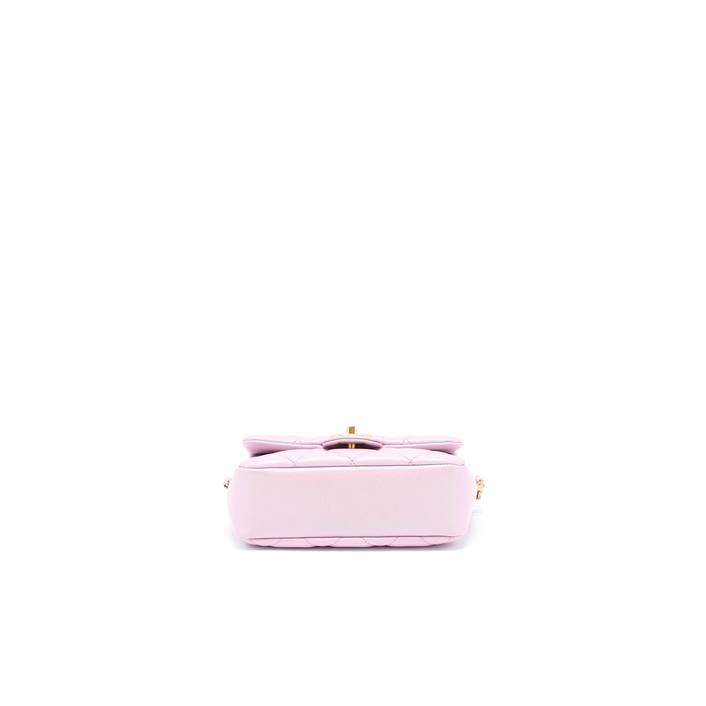 Chanel 21K My Perfect Mini Flap Bag Caviar Pink GHW (Microchip)