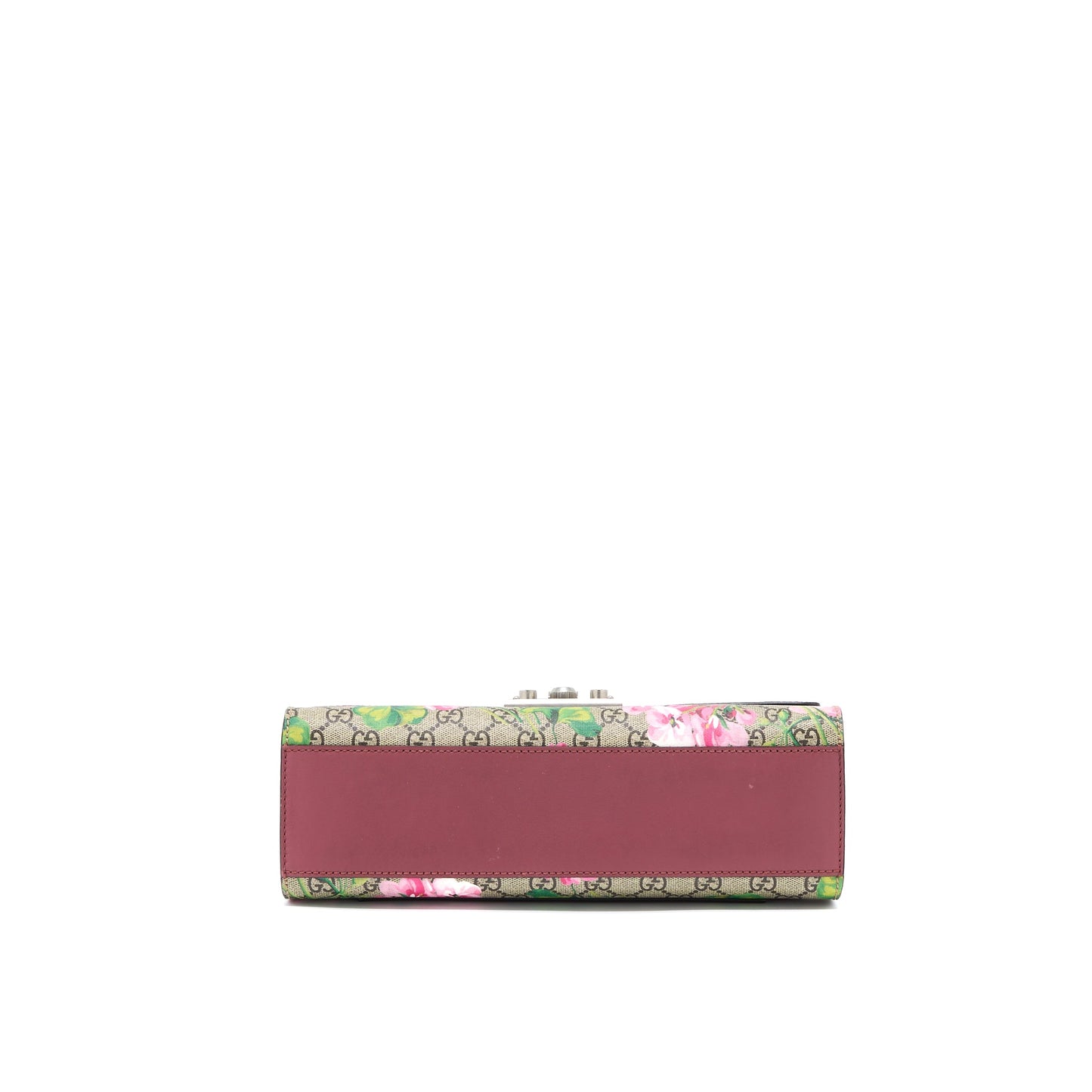 Gucci Padlock Shoulder Flower Printed / Supreme Ruthenium Hardware