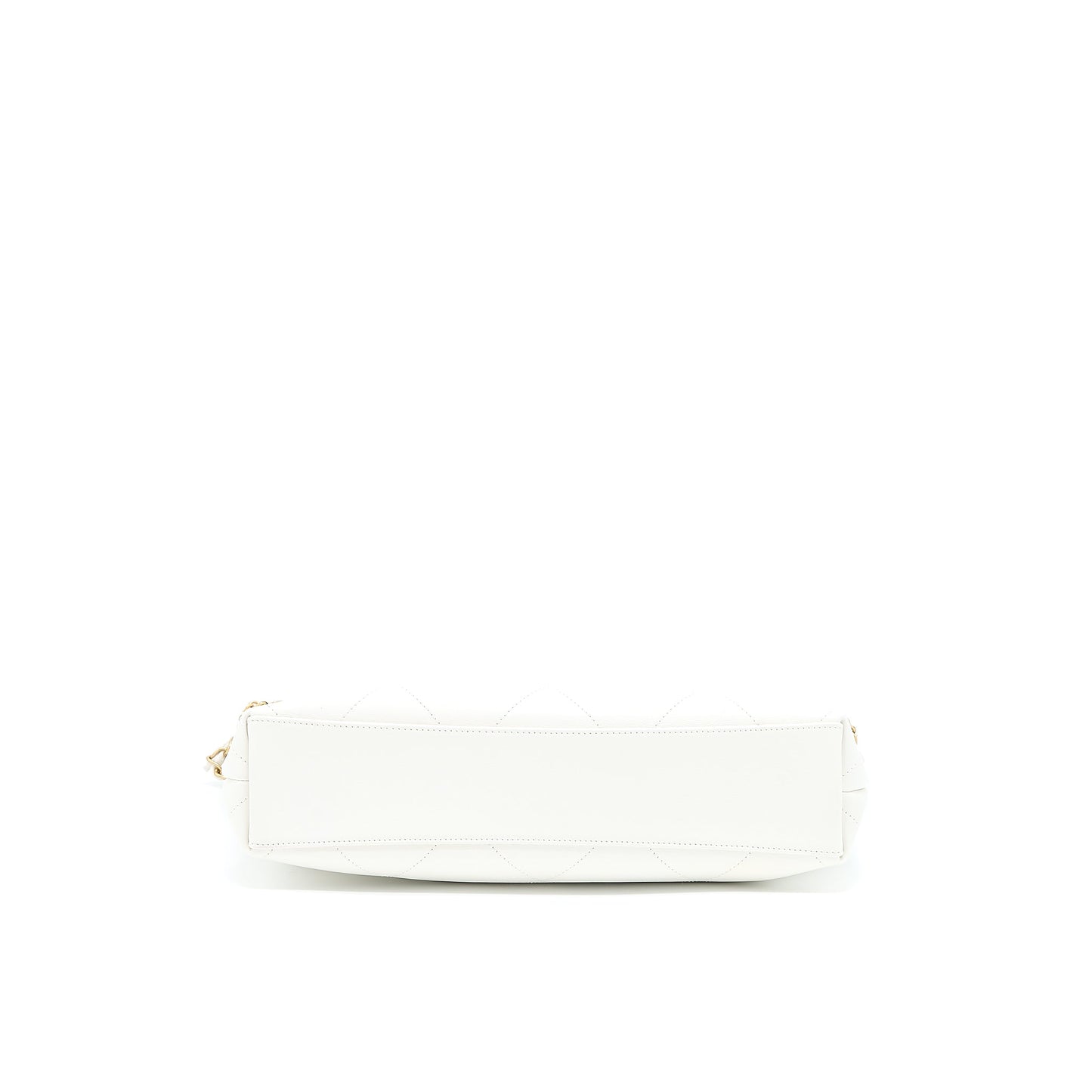 Chanel Tote Bag Quilted Calfskin White Brushed GHW