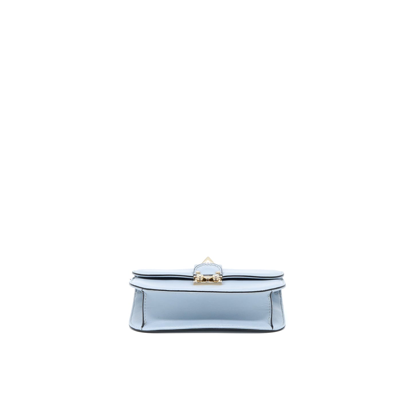 Valentino Rockstud Lock Purse Light Blue