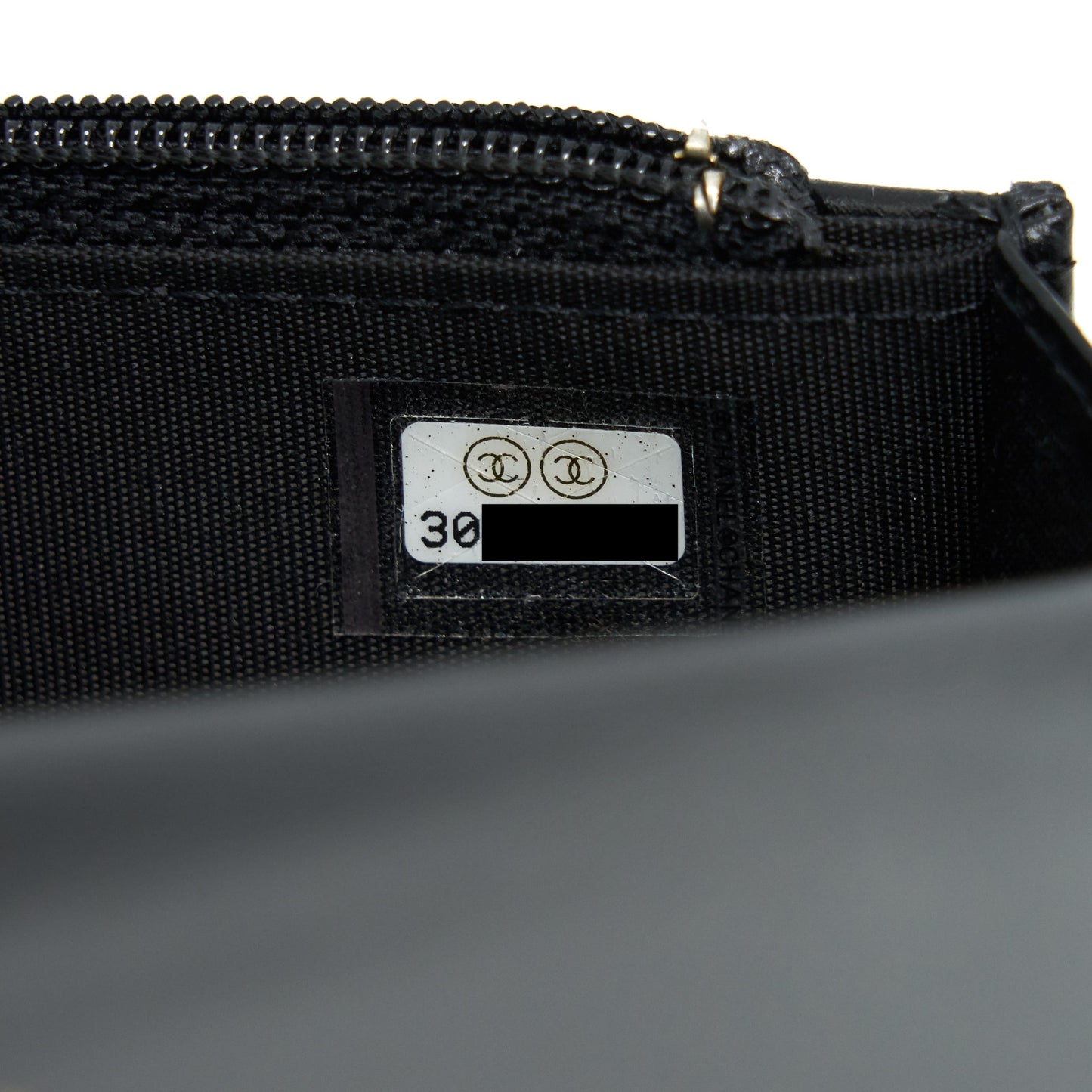 Chanel Giant Pearl Clutch With Chain Calfskin Black LGHW