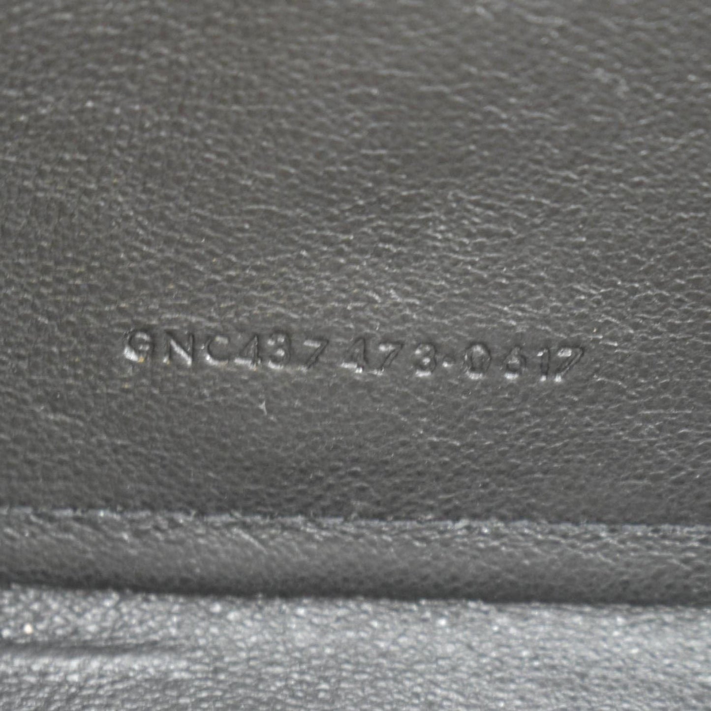 YVES SAINT LAURENT WOC Mixed Matelasse Leather Wallet Dark Beige